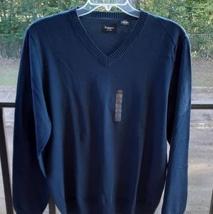 NEW Haggar Men's V neck pullover sweater